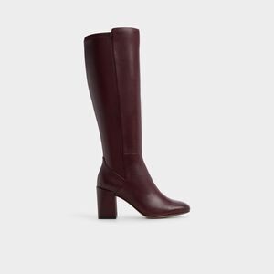 Aldo Satori Knee-high boot, Block heel Bordo 7.5